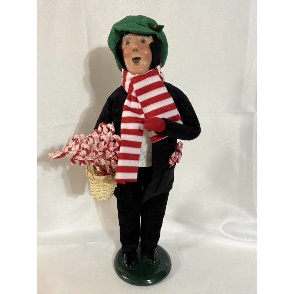 Byers Choice Caroler Candy Cane Seller Christmas Figure 13